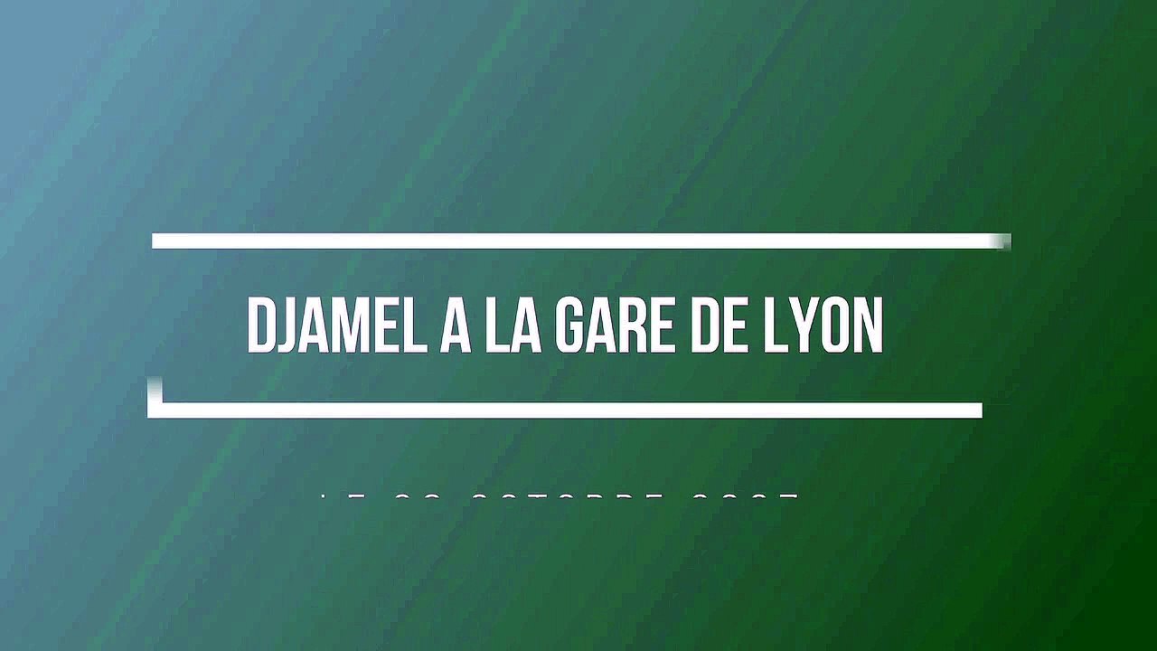 djamel paris gare de lyon le 08 octobre 2007