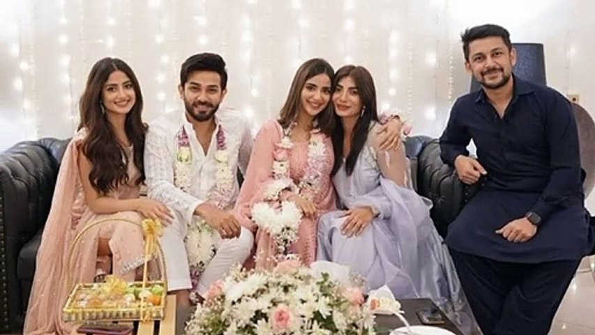 Saboor Aly & Ali Ansari Engagement Clicks
