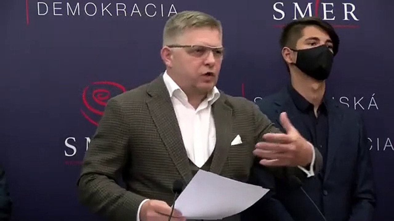 ZÁZNAM: TK strany SMER-SD