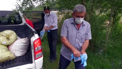 AFYONKARAHİSAR - Evde kaçak toplanan 5 çuval salyangoz bulundu