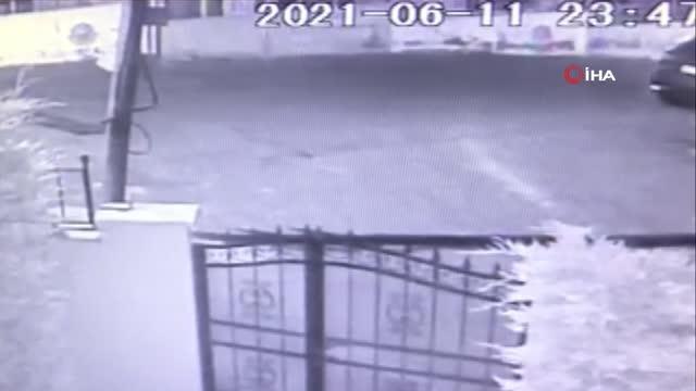 Köpeğe çarptı umursamadan kaçtı... O anlar kameraya böyle yansıdı