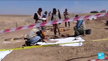 Iraq opens mass grave to identify 123 IS victims
