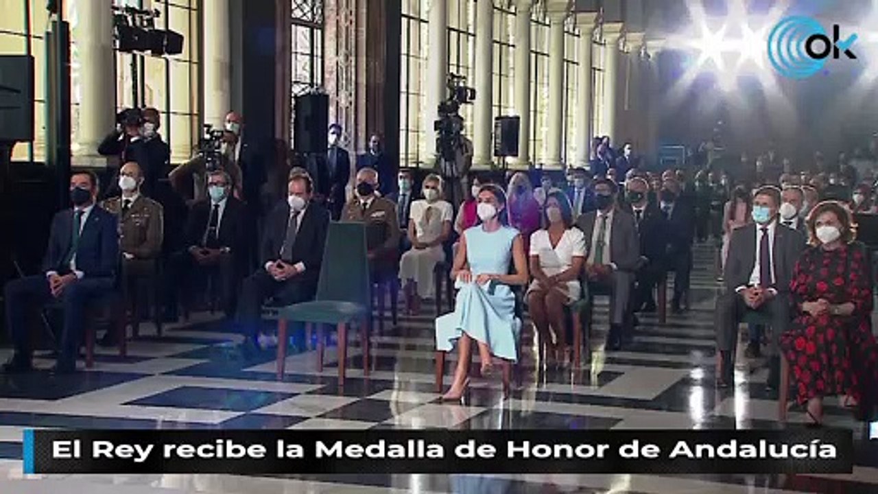 El rey recibe la Medalla de Andalucía: "En esta tierra soy un andaluz más"