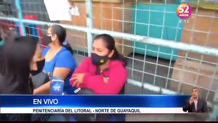 Esta es la situación que se vive en las afueras de la Penitenciaría de Guayaquil