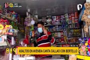 Inseguridad en el Callao: roban autopartes, negocios y hasta a los transeúntes