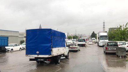 Başkentte sağanak etkili oldu