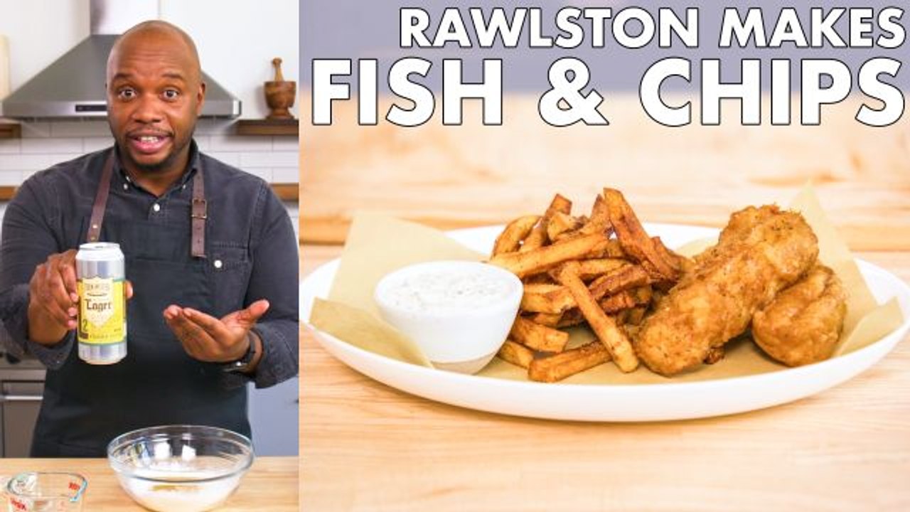 Rawlston Makes Fish And Chips