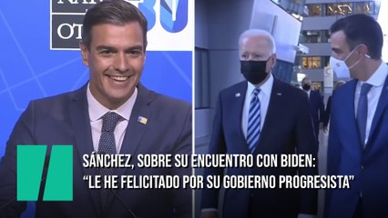 Sánchez, sobre su encuentro con Biden: "Ha dado de sí"