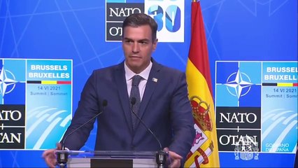 Sánchez, sobre su paseo con Biden: "Hemos hablado de reforzar los lazos militares"