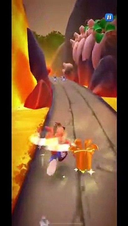 Inferno Araknid Battle Run Gameplay - Crash Bandicoot: On The Run! (Dino Might Level Location)