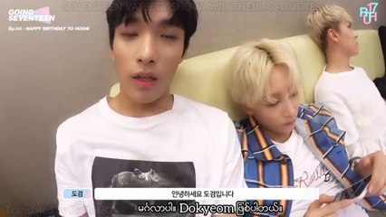 GOING SEVENTEEN 2017 EP.04 SeokHan Cut "Who are you" (Myanmar Sub)