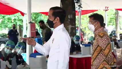 Gandeng TNI Polri, Jokowi Targetkan 1 Juta Vaksinasi Per Hari Mulai Juli