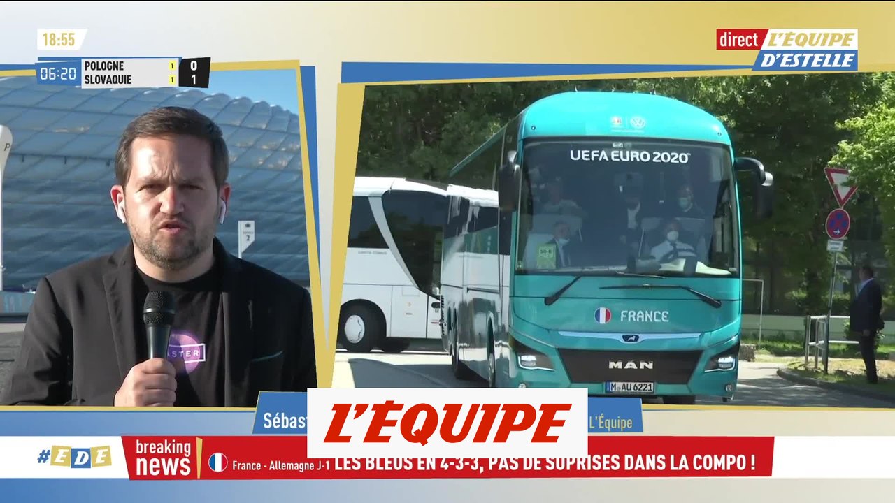 Les Bleus n'ont pas fait de mise en place avant le match contre l'Allemagne - Foot - Euro