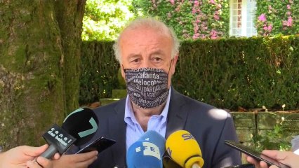 Del Bosque: "Soy incondicional de las decisiones que tome Luis Enrique"
