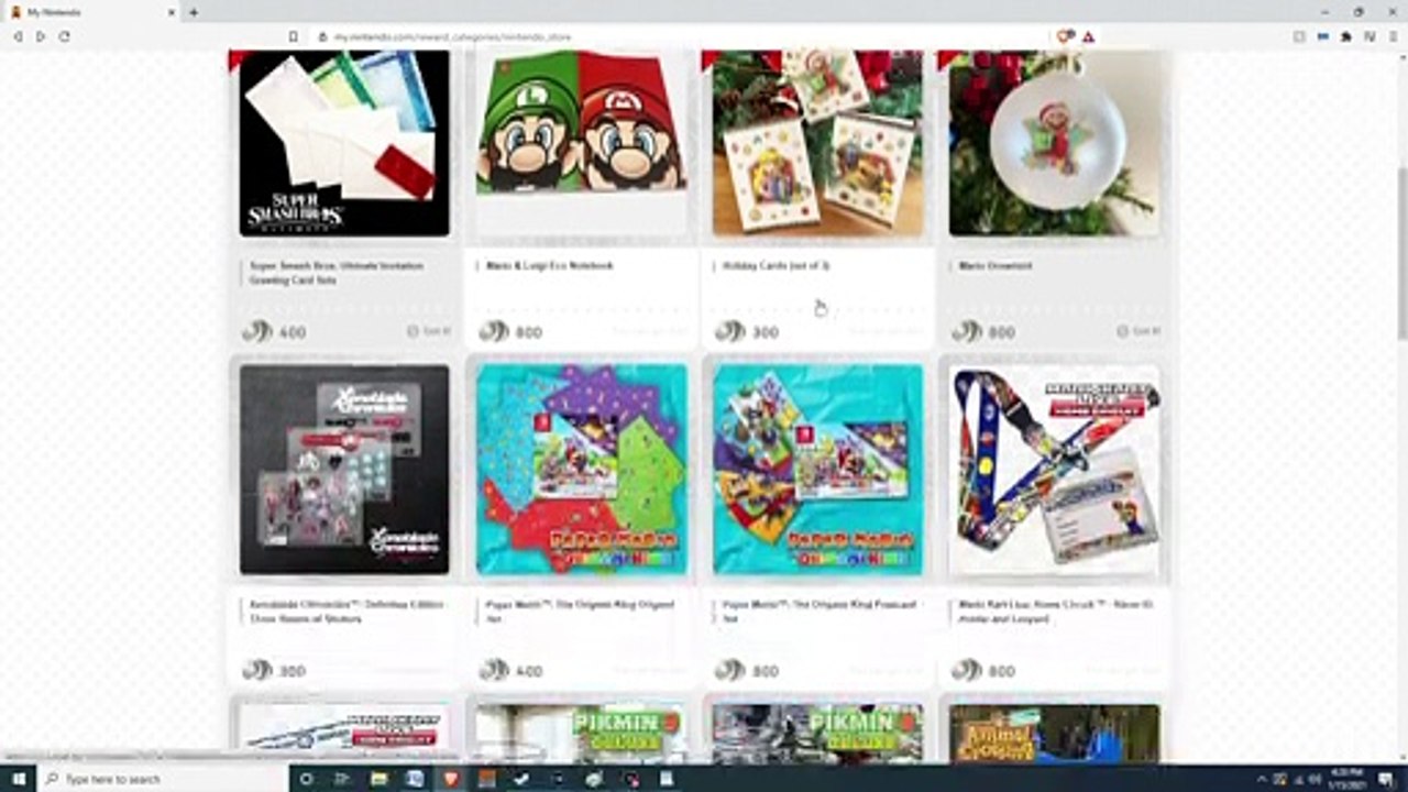 New Nintendo Rewards on My Nintendo Club
