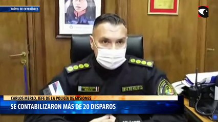 Se contabilizaron más de 20 disparos