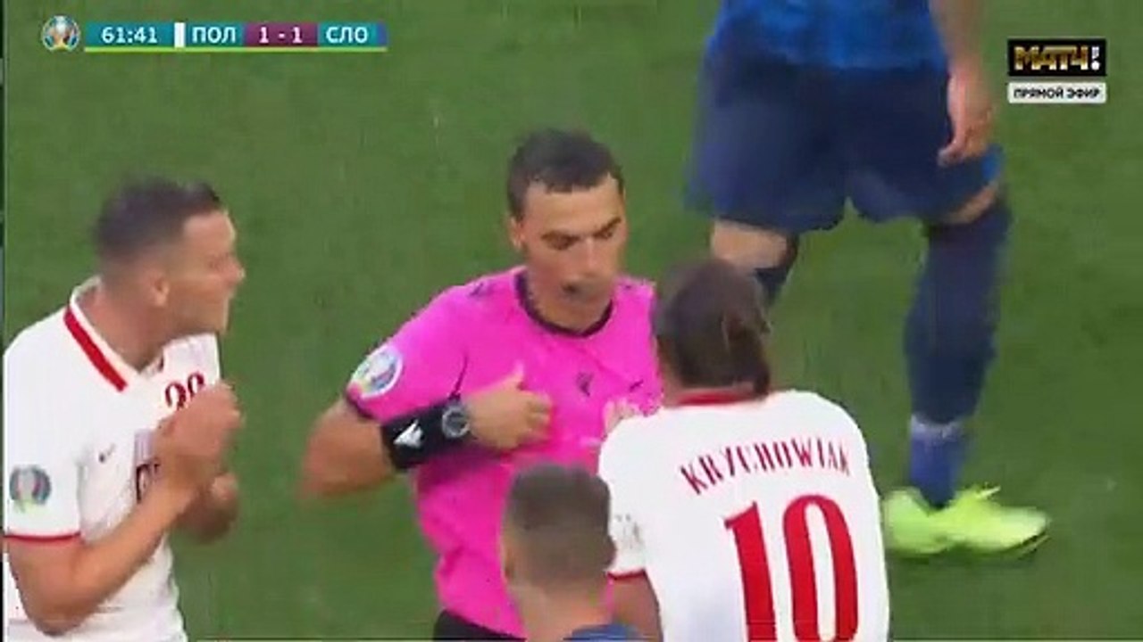 Krychowiak G.RED CARD HD - Poland 1 - 1 Slovakia