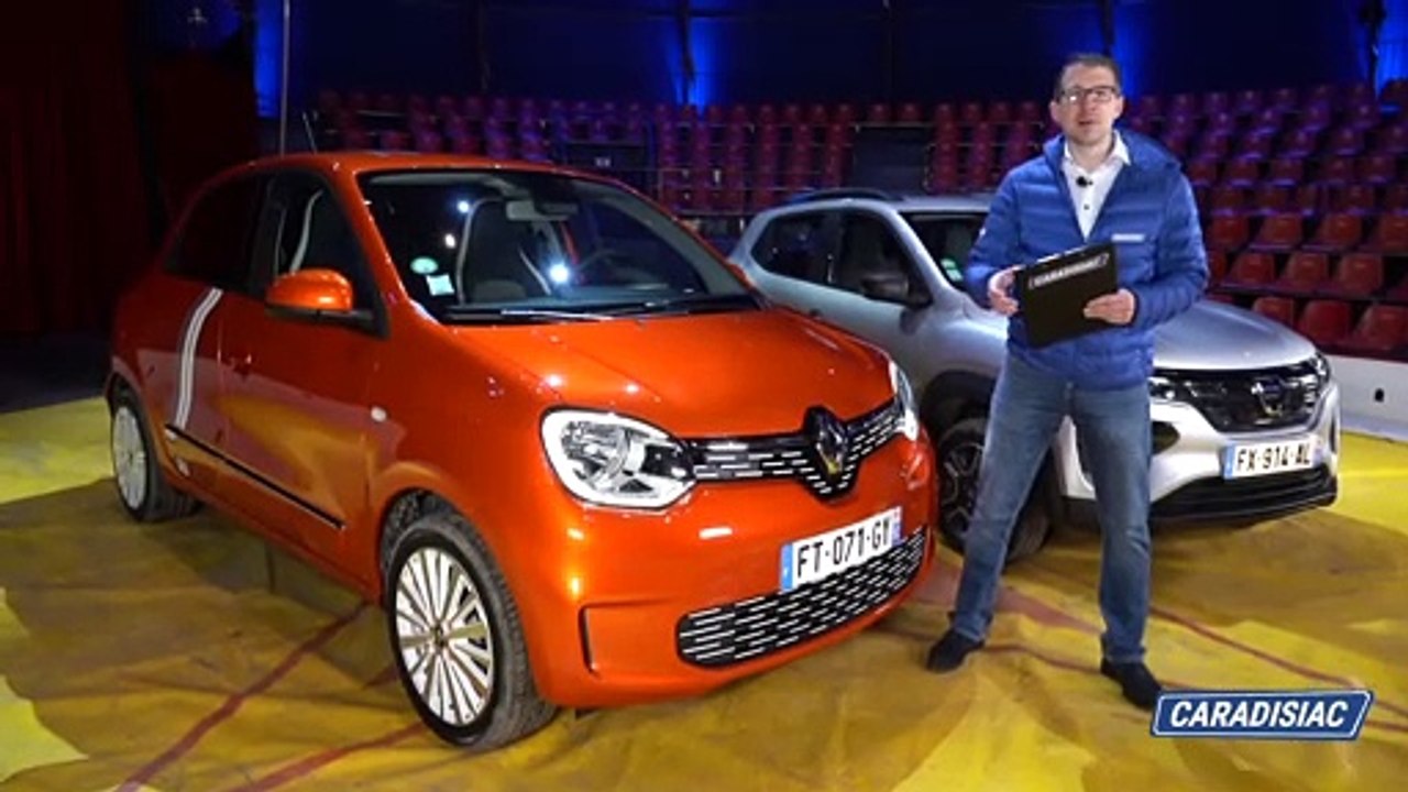 Dacia Spring VS Renault Twingo : duel fratricide - Salon Caradisiac Electrique/hybride 2021