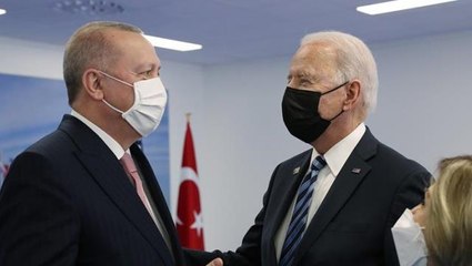 Erdoğan'dan "Biden'la görüşmede "Sözde soykırım" gündeme geldi mi?" sorusuna cevap: Hamdolsun gelmedi