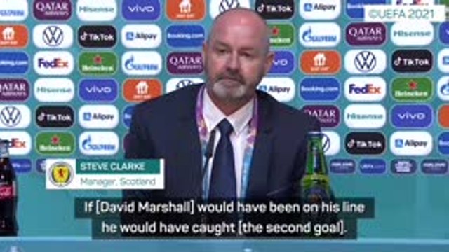 Clarke refuses to blame Marshall after Schick strike sinks Scotland