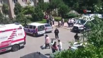 Pendik'te bir kadın kendini yangın merdivenine astı