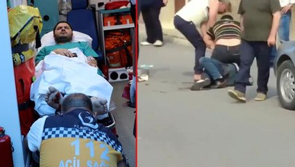 Saniye saniye kaydedildi! Nöroloji uzmanı kendine saldıran şahısla boğuştu