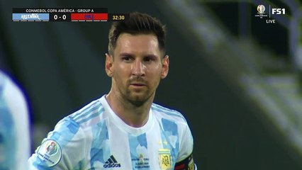 Argentina vs Chile - Messi goal