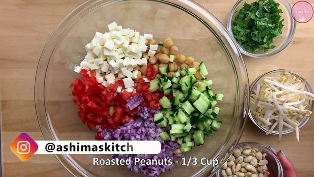 High Protein Salad | Weight Loss Recipe | Chickpea Salad