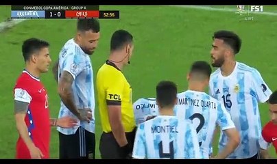 Argentina vs Chile 1-1 All Goals Highlights 14/06/2021