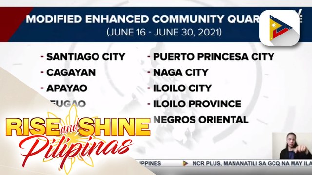 Pangulong Duterte, inanunsyo ang bagong quarantine classifications sa bansa