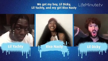 Rappers Lil Dicky, Lil Yachty and Rico Nasty Come Together for the Ultimate Rap Battle