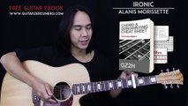 Ironic Guitar Tutorial - Alanis Morissette Guitar Lesson Chords   Tabs   Guitar Cover