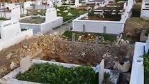 Mezarlıkta çekilmiş ilginç video