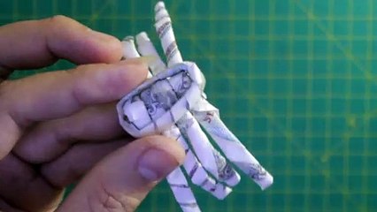 Demo money origami Spider - origami money vietnam