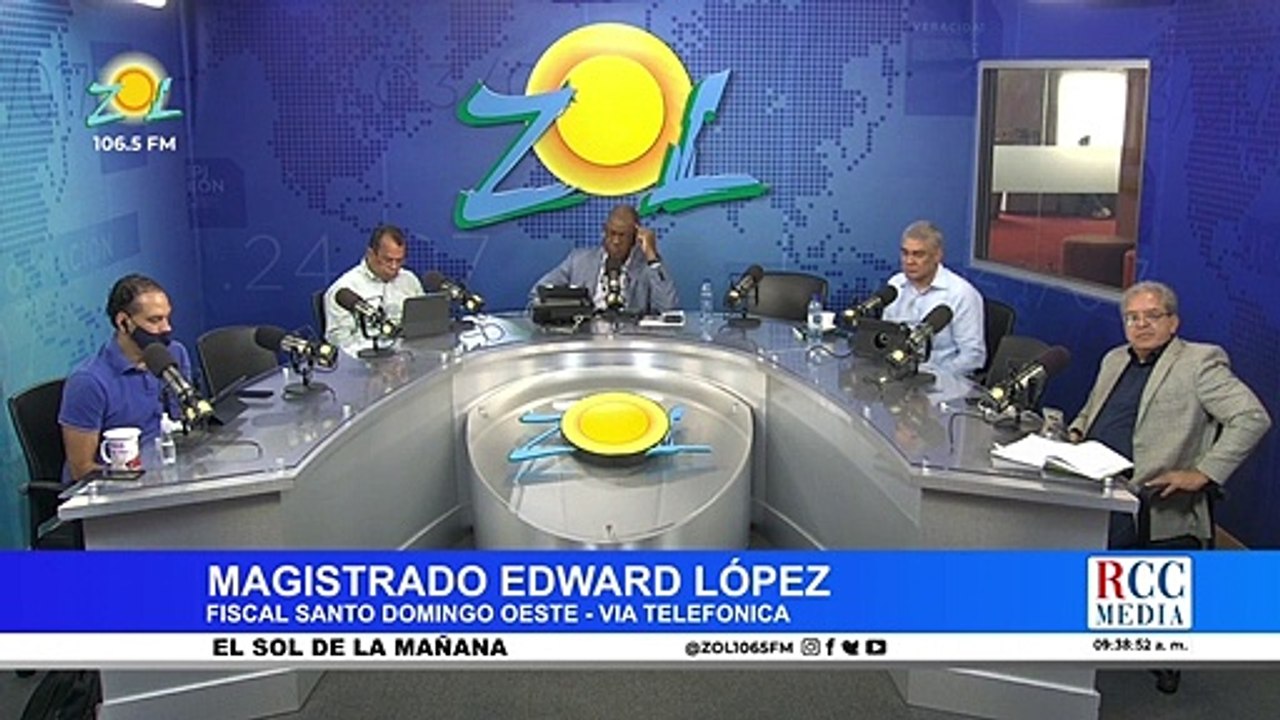 Edward Lopez Fiscal de Santo Domingo Oeste informa se entrega vigilante de banco mató hombre
