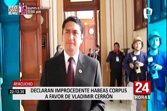 Vladimir Cerrón: Declaran improcedente habeas corpus a su favor en Ayacucho