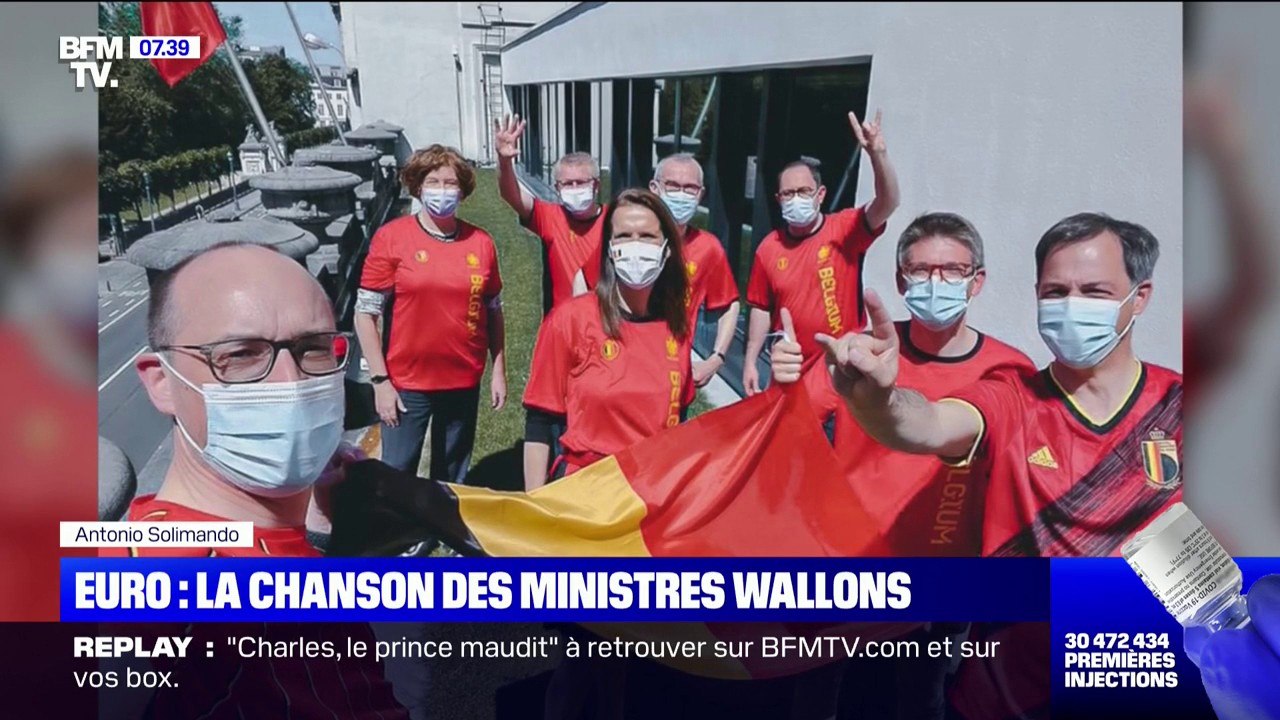 La chanson des ministres wallons pour encourager la Belgique à l'Euro