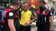 ’Dur’ ihtarına uymayarak polise çarpan sürücü böyle yakalandı