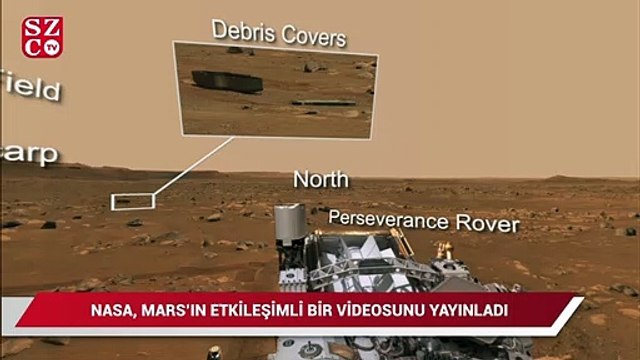 NASA, Mars'ın etkileşimli bir videosunu yayınladı