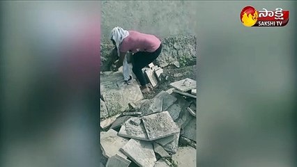 ఒంటి చేత్తో పాముని పట్టేసుకున్న యువతి.. వైరల్‌ వీడియో..