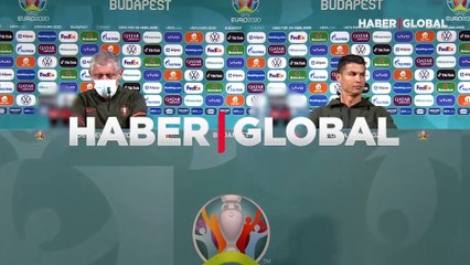 Ronaldo'dan şaşırtan 'Su için' mesajı