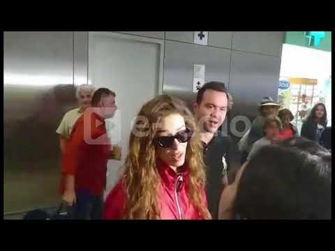 Η άφιξη της Ελένης Φουρέιρα στην Αθήνα