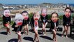Climate protesters mock G7 leaders | Watch