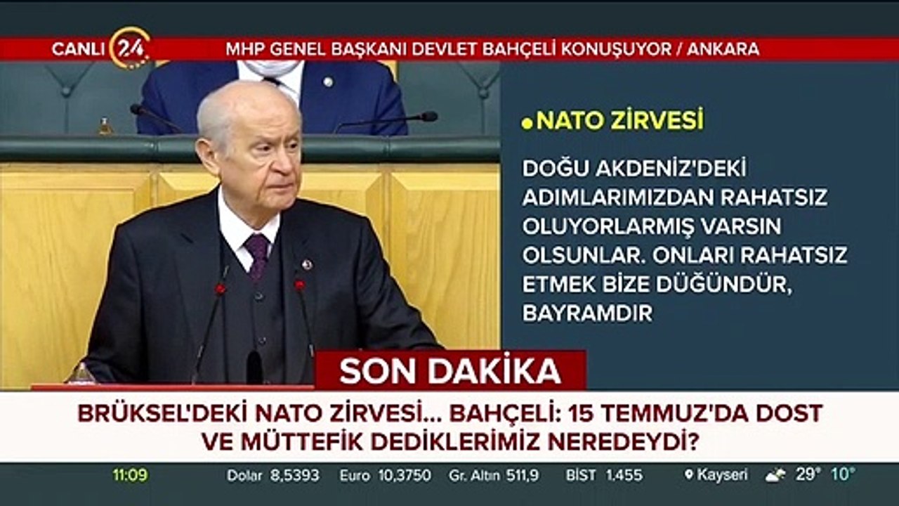Bahçeli, ABD'yi eleştirdi