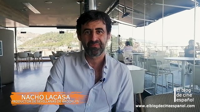 Entrevista a Nacho La Casa, coguionista y coproductor de Sevillanas de Brooklyn , en el Festival de Cine de Málaga