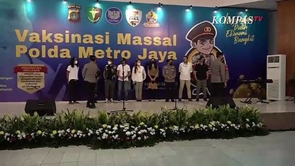Polda Metro Jaya Gandeng Kaka Slank untuk Sosialisasi Vaksinasi Covid-19