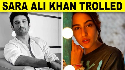 Sara Ali Khan brutally trolled for sharing a post on Sushant Singh Rajput
