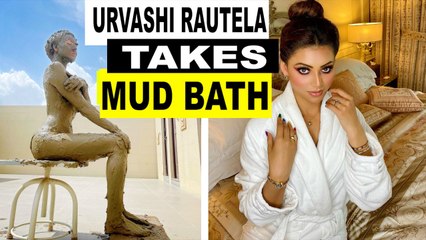 Urvashi Rautela takes mud bath, shares photo