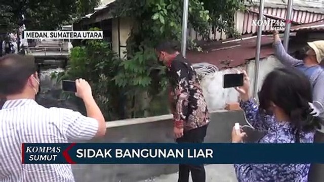 Bobby Nasution Sidak Bangunan Liar di Medan