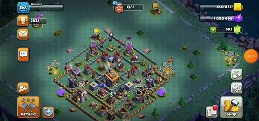 Coc gaming.attak on builder base old I'd old power